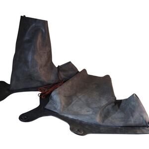 Chemical Protective Footwear Overboot Covers – MIL-F-A3987, Black Rubber, 1 Pair